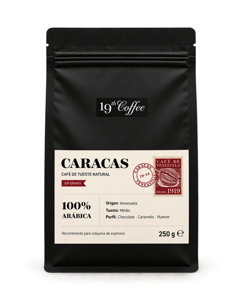 19th Coffee Caracas 250 g - frontal sin fondo